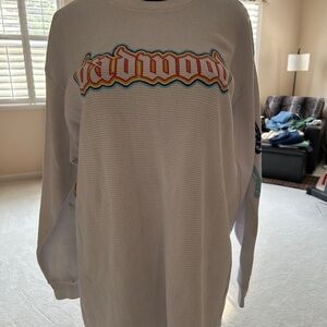 White Badwood long sleeve shirt